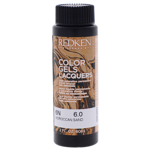 Redken Color Gels Lacquers Haircolor - 6N Morrocan Sand by Redken for Unisex - 2 oz Hair Color