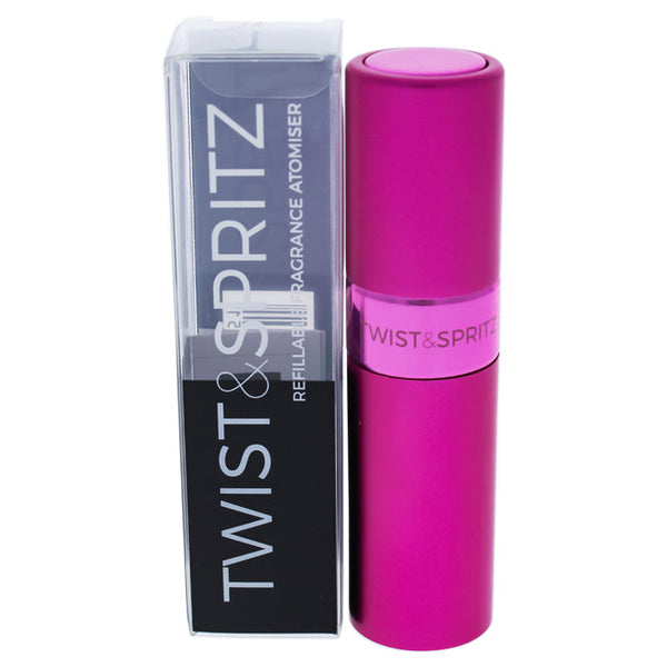 Twist and Spritz Twist and Spritz Atomiser - Hot Pink by Twist and Spritz for Women - 8 ml Refillable Spray (Empty)