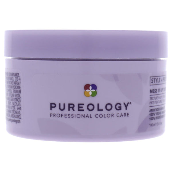 Pureology Style Plus Protect Mess It Up Texture Paste by Pureology for Unisex - 3.4 oz Paste