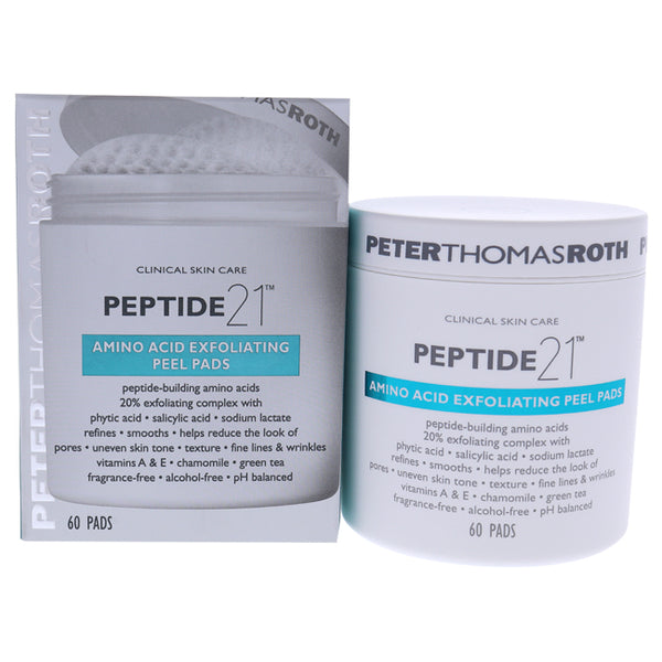 Peter Thomas Roth Peptide 21 Amino Acid Exfoliating Peel Pads by Peter Thomas Roth for Unisex - 60 Count Pads
