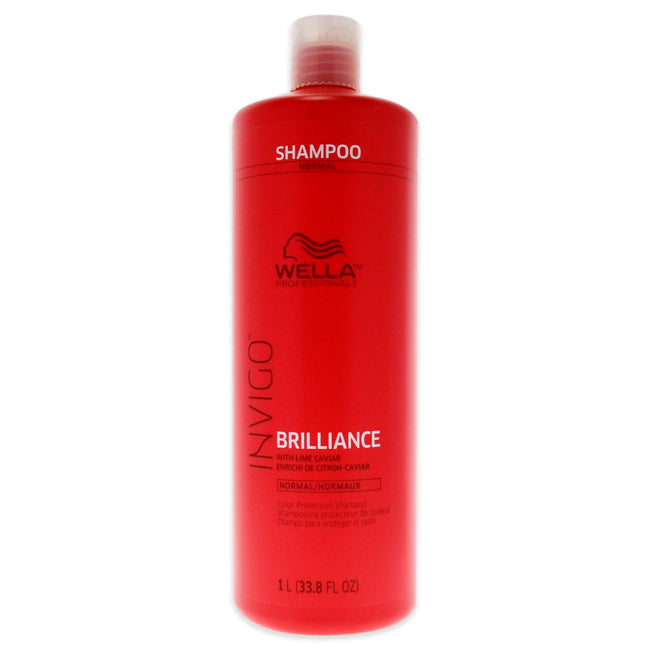 Wella Invigo Brilliance Shampoo For Normal Hair by Wella for Unisex - 33.8 oz Shampoo