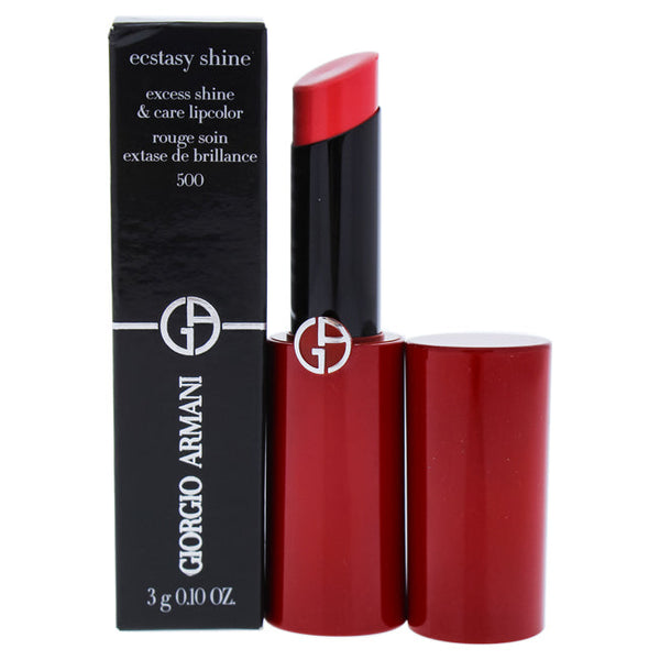 Giorgio Armani Ecstasy Shine Lipstick - 500 Crescendo by Giorgio Armani for Women - 0.1 oz Lipstick