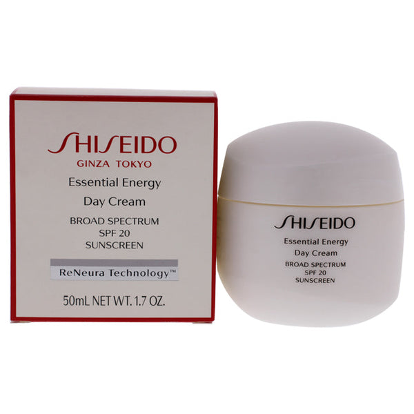 Shiseido Essential Energy Day Cream SPF 20 by Shiseido for Women - 1.7 oz Cream