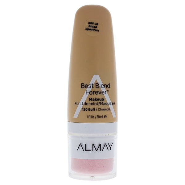Almay Best Blend Forever Makeup SPF 40 - 120 Buff by Almay for Women - 1 oz Foundation