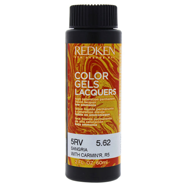 Redken Color Gels Lacquers Haircolor - 5RV Sangria by Redken for Unisex - 2 oz Hair Color