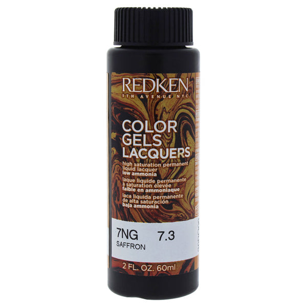 Redken Color Gels Lacquers Haircolor - 7NG Saffron by Redken for Unisex - 2 oz Hair Color