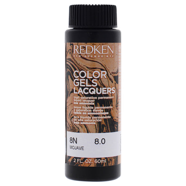 Redken Color Gels Lacquers Haircolor - 8N Mojave by Redken for Unisex - 2 oz Hair Color