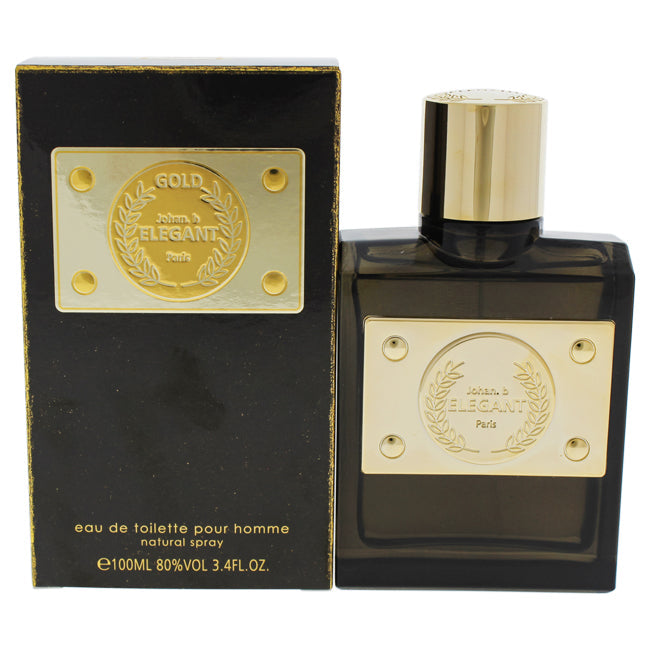 Johan B Elegant Gold by Johan B for Men - 3.4 oz EDT Spray