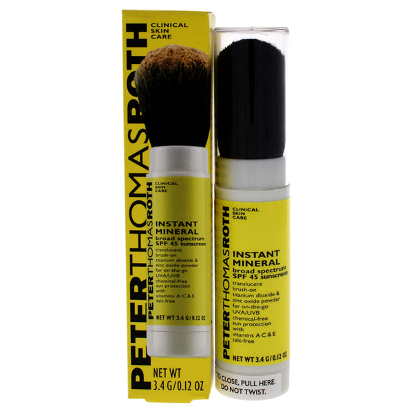 Peter Thomas Roth Instant Mineral Sunscreen SPF 45 by Peter Thomas Roth for Women - 0.12 oz Powder