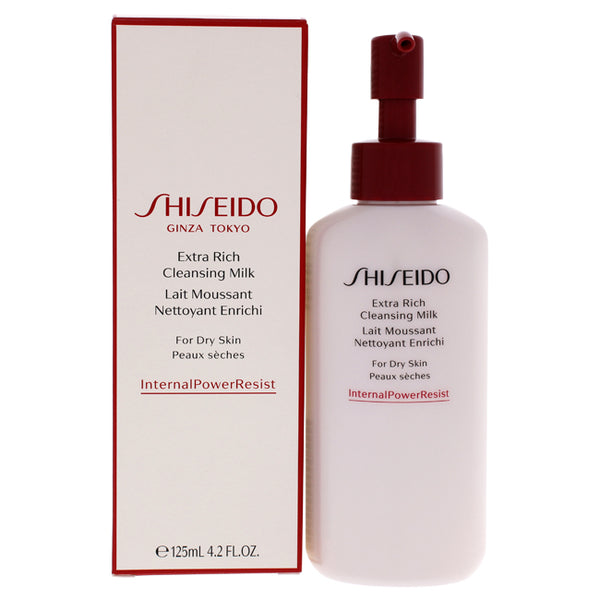 Shiseido Extra Rich Cleansing Milk by Shiseido for Women - 4.2 oz Cleanser