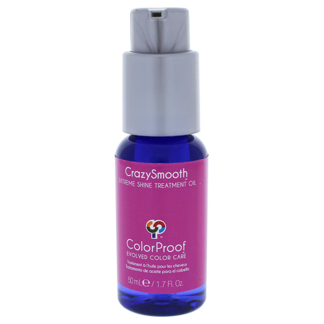 ColorProof CrazySmooth Extreme Shine Treatment Oil by ColorProof for Unisex - 1.7 oz Treatment