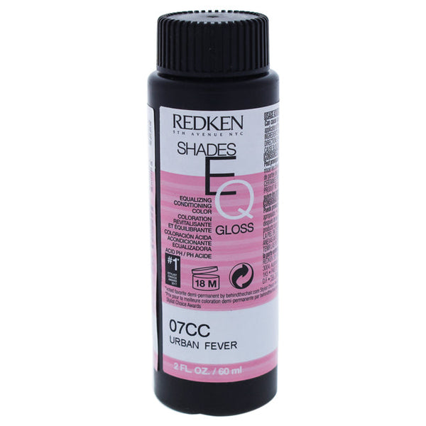 Redken Shades EQ Color Gloss 07CC - Urban Fever by Redken for Unisex - 2 oz Hair Color