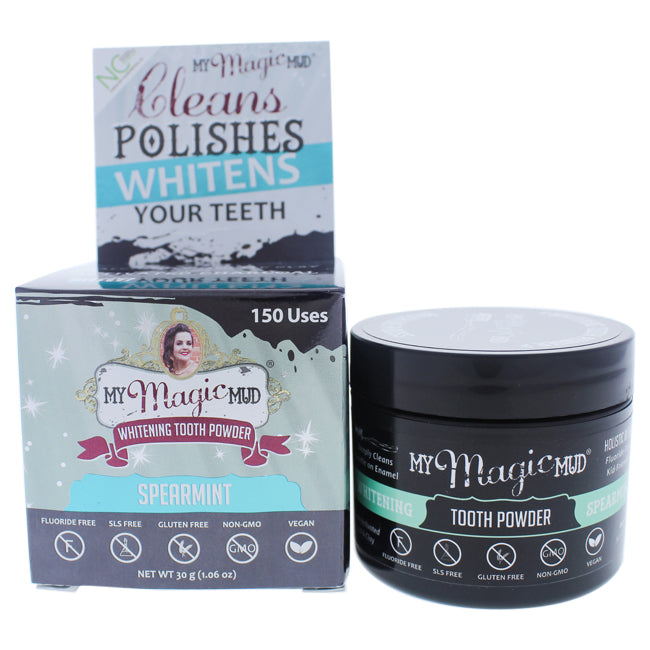 My Magic Mud Whitening Tooth Powder - Spearmint by My Magic Mud for Unisex - 1.06 oz Tooth Powder