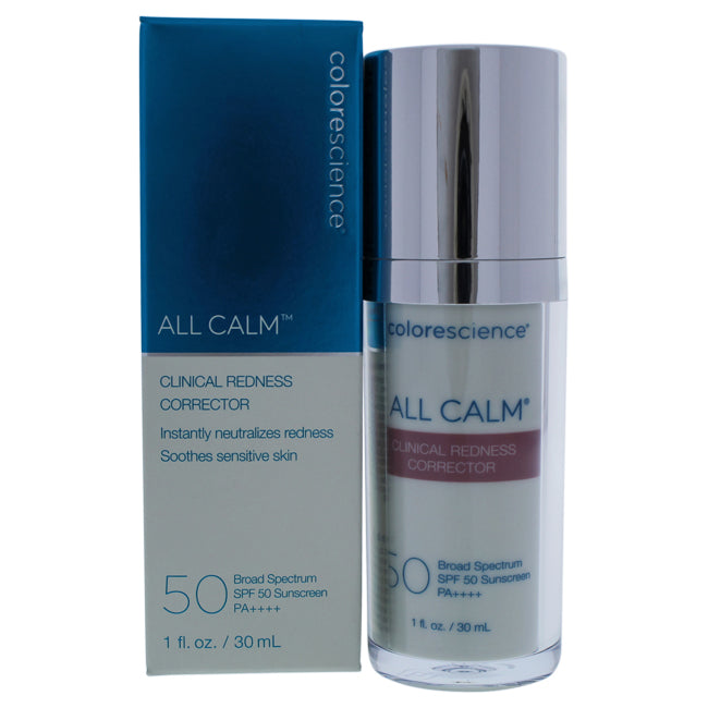 Colorescience All Calm Clinical Redness Corrector SPF 50 by Colorescience for Women - 1 oz Sunscreen