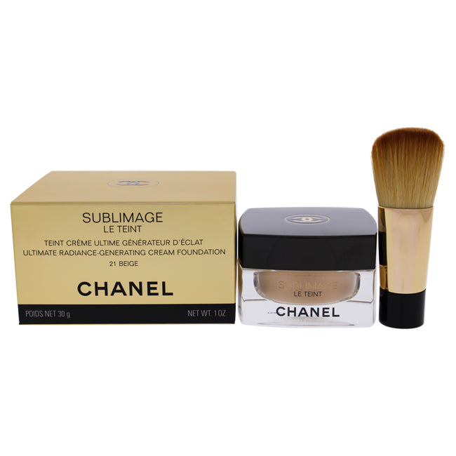 Chanel Sublimage Le Teint Ultimate Radiance-Generating Cream Foundation - # 21 Beige by Chanel for Women - 1 oz Foundation