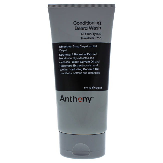 Anthony Conditioning Beard Wash by Anthony for Men - 6 oz Beard Wash