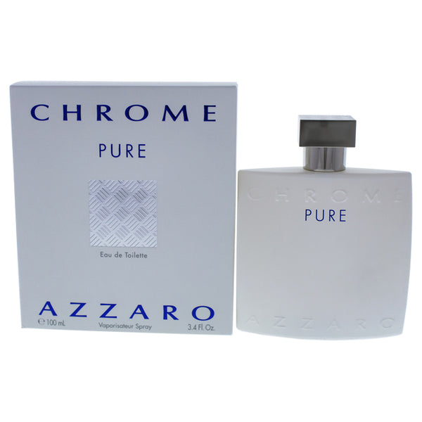 Azzaro Chrome Pure by Azzaro for Men - 3.4 oz EDT Spray
