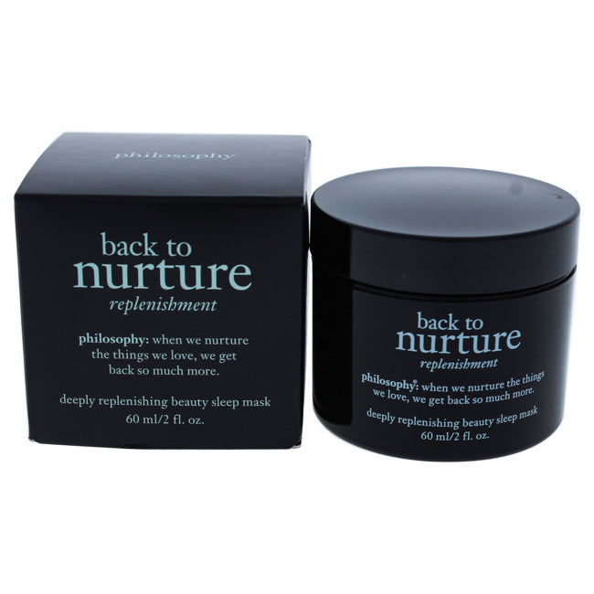 Philosophy Back to Nurture Deep Replenishing Beauty Sleep Mask by Philosophy for Unisex - 2 oz Mask