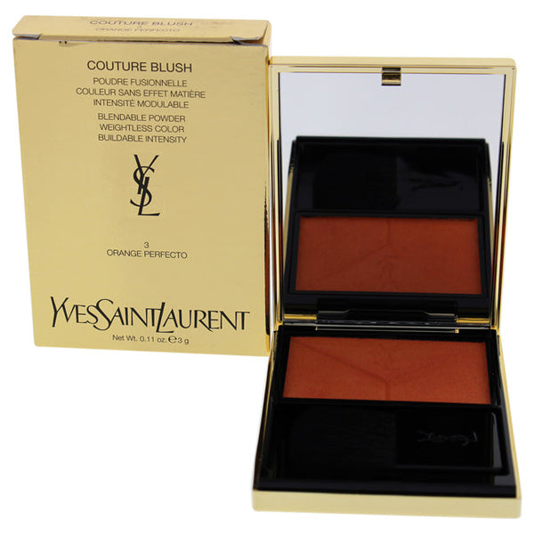 Yves Saint Laurent Couture Blush - 3 Orange Perfecto by Yves Saint Laurent for Women - 0.11 oz Blush