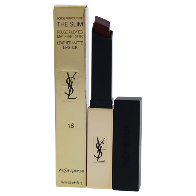 Yves Saint Laurent Rouge Pur Couture The Slim Matte Lipstick - 18 Reverse Red by Yves Saint Laurent for Women - 0.08 oz Lipstick