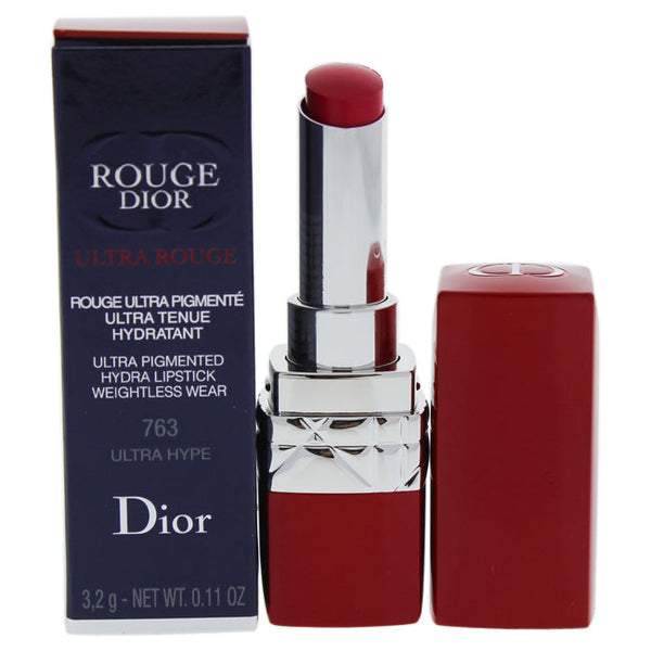 Christian Dior Rouge Dior Ultra Rouge Lipstick - 763 Ultra Hype by Christian Dior for Women - 0.11 oz Lipstick