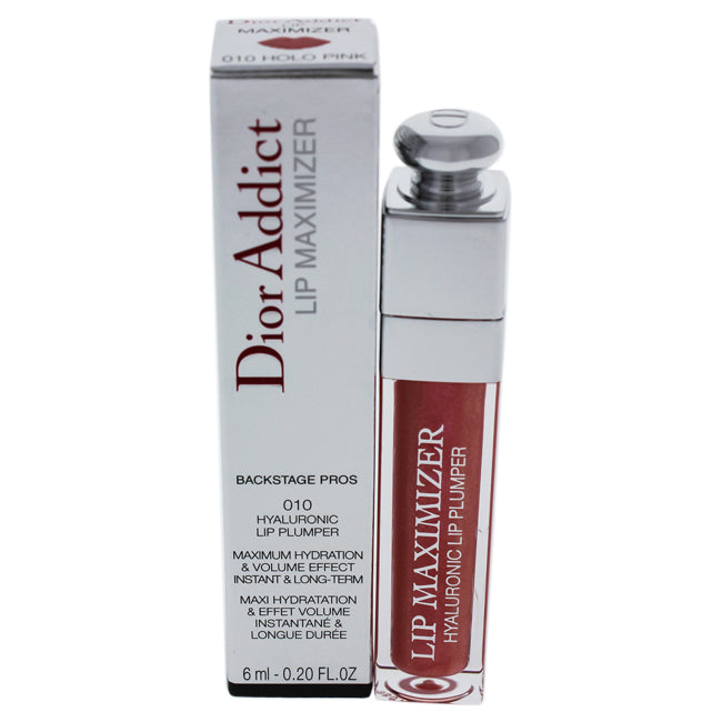 Christian Dior Dior Addict Lip Maximizer - 010 Holo Pink by Christian Dior for Women - 0.2 oz Lipstick