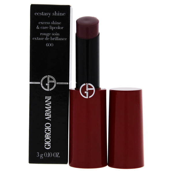 Giorgio Armani Ecstasy Shine Lipstick - 600 Garconne by Giorgio Armani for Women - 0.1 oz Lipstick