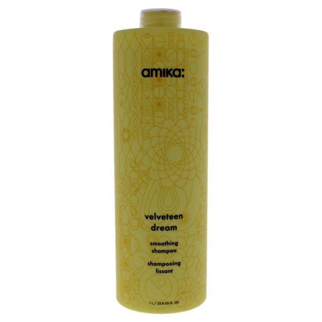 Amika Velveteen Dream Smoothing Shampoo by Amika for Unisex - 33.8 oz Shampoo