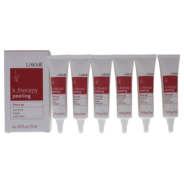 Lakme K-Therapy Peeling Shock Gel by Lakme for Unisex - 6 x 0.5 oz Gel