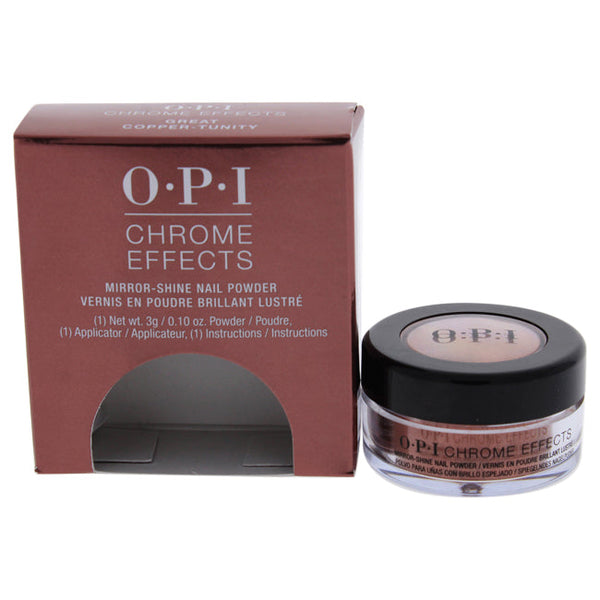 OPI Chrome Effects Mirror Shine Nail Powder - Great Copper-Tunity by OPI for Women - 0.1 oz Nail Powder