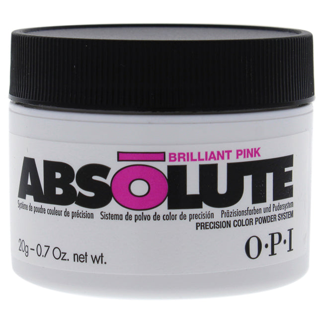 OPI Absolute Brilliant Pink Powder by OPI for Women - 0.7 oz Nail Powder