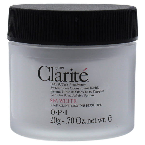 OPI Clarite Spa White Powder by OPI for Women - 0.7 oz Nail Powder