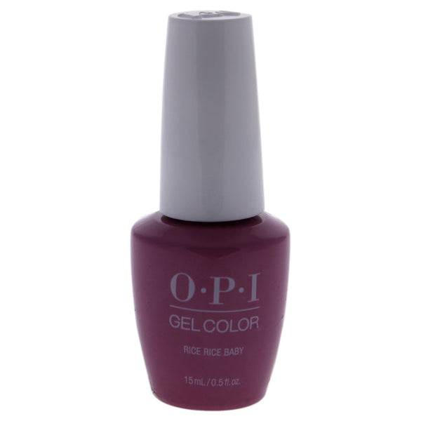 OPI GelColor Gel Lacquer - T80 Rice Rice Baby by OPI for Women - 0.5 oz Nail Polish