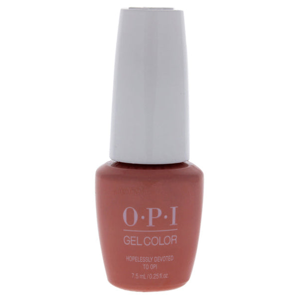 OPI GelColor Gel Lacquer - G49B Hopelessly Devoted by OPI for Women - 0.25 oz Nail Polish