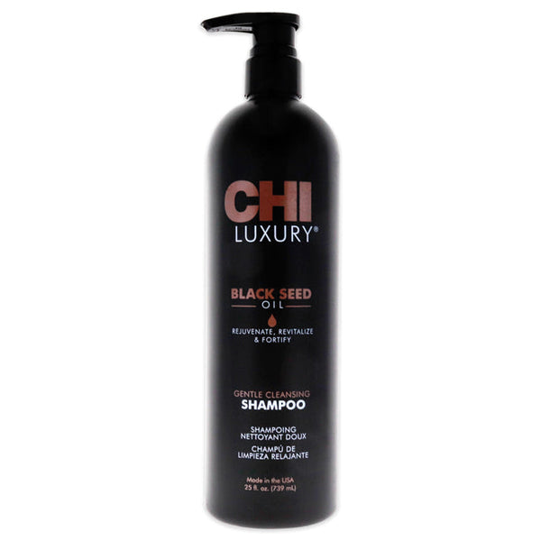 CHI Luxury Black Seed Oil Gentle Cleansing Shampoo by CHI for Unisex - 25 oz Shampoo