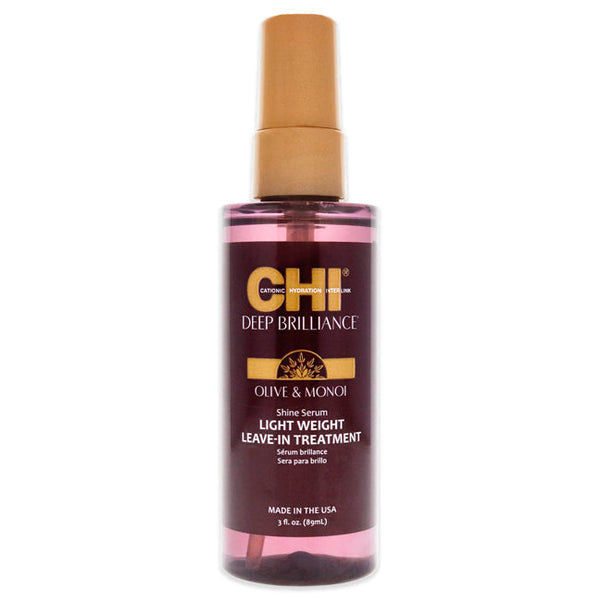 CHI Deep Brilliance Lightweight Leave-In Treatment by CHI for Unisex - 3 oz Treatment