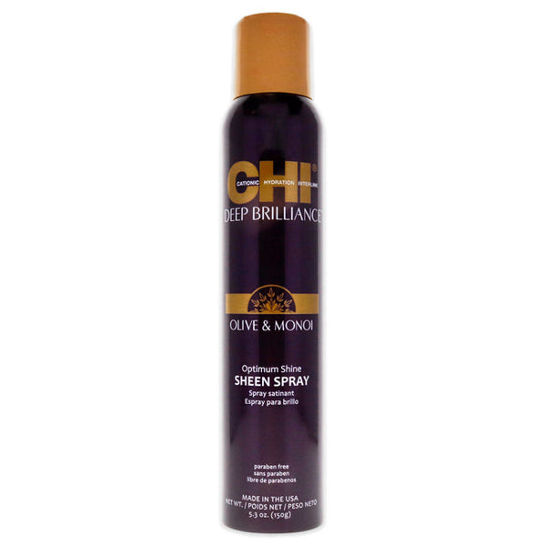 CHI Deep Brilliance Optimum Shine Sheen Spray by CHI for Unisex - 5.3 oz Hair Spray