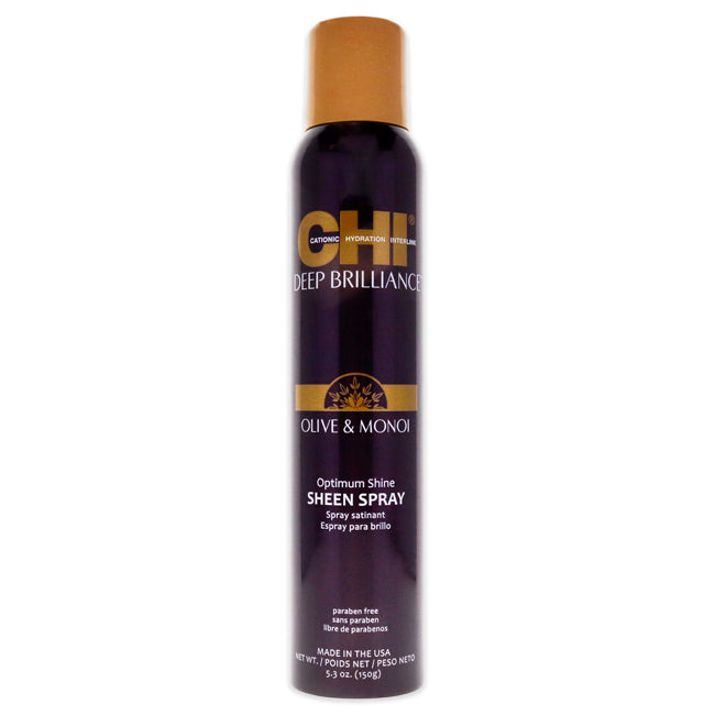 CHI Deep Brilliance Optimum Shine Sheen Spray by CHI for Unisex - 5.3 oz Hair Spray