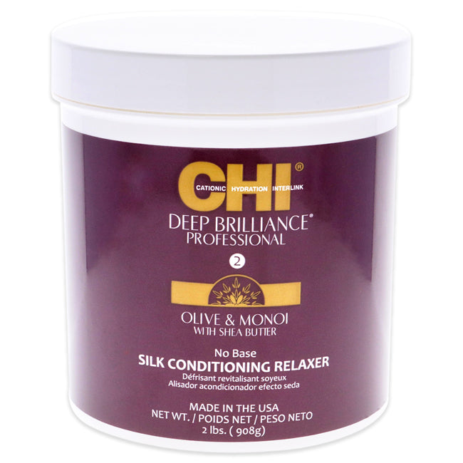 CHI Deep Brilliance Silk Conditioning Relaxer by CHI for Unisex - 2 lb Treatment