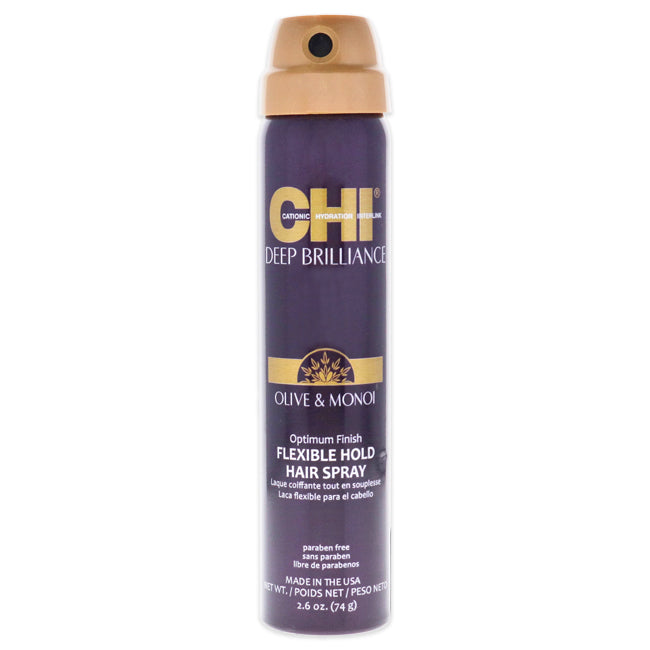 CHI Deep Brilliance Optimum Flexible Hold by CHI for Unisex - 2.6 oz Hairspray