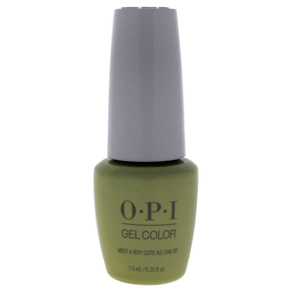 OPI GelColor - GC G42B Meet a Boy Cute As Can Be by OPI for Women - 0.25 oz Nail Polish