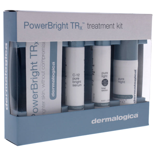 Dermalogica Powerbright TRx Treatment Kit by Dermalogica for Unisex - 3 Pc 0.33oz C-12 Pure Bright Serum, 0.33oz Pure Light Spf 50, 0.33oz Pure Night