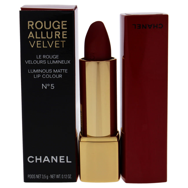 Chanel Rouge Allure Velvet Luminous Matte Lip Colour - # N 5 by Chanel for Women - 0.12 oz Lipstick