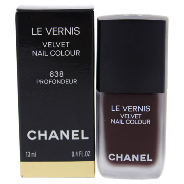 Chanel Le Vernis Velvet Nail Colour - 638 Profondeur by Chanel for Women - 0.4 oz Nail Polish