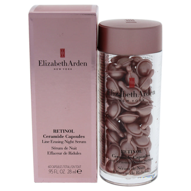 Elizabeth Arden Ceramide Capsules Line Erasing Night Serum by Elizabeth Arden for Women - 60 Count Capsules