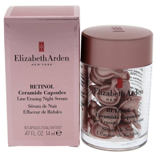 Elizabeth Arden Ceramide Capsules Line Erasing Night Serum by Elizabeth Arden for Women - 30 Count Capsules