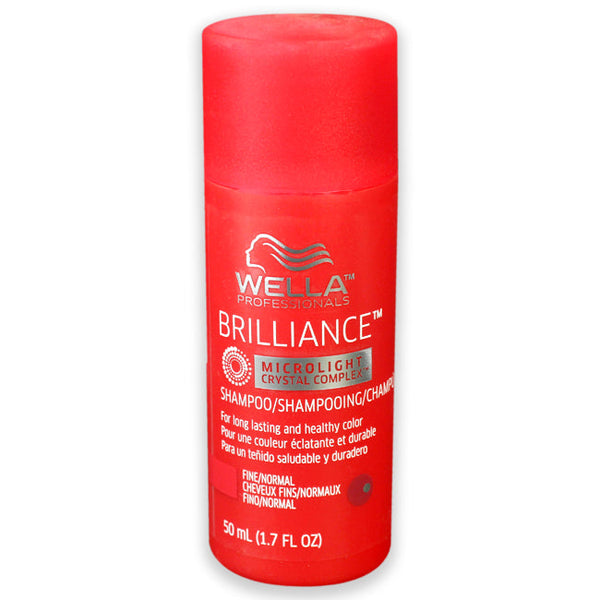 Wella Brilliance Shampoo For Fine to Normal Colored Hair by Wella for Unisex - 1.7 oz Shampoo