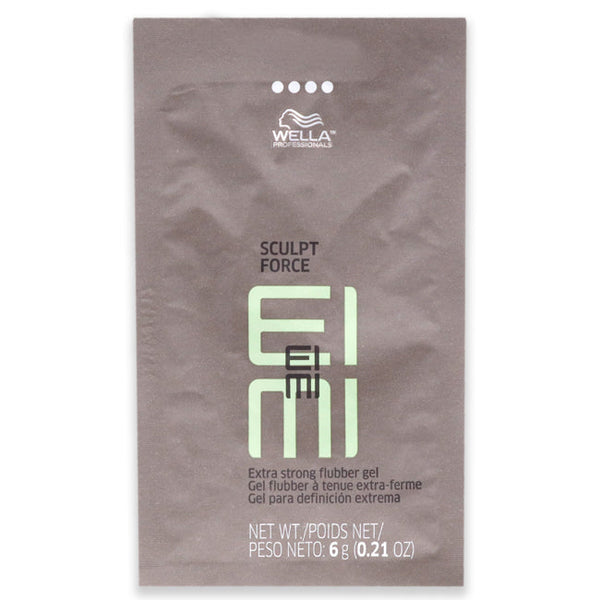 Wella EIMI Sculpt Force Extra Strong Flubber Gel by Wella for Unisex - 0.21 oz Gel