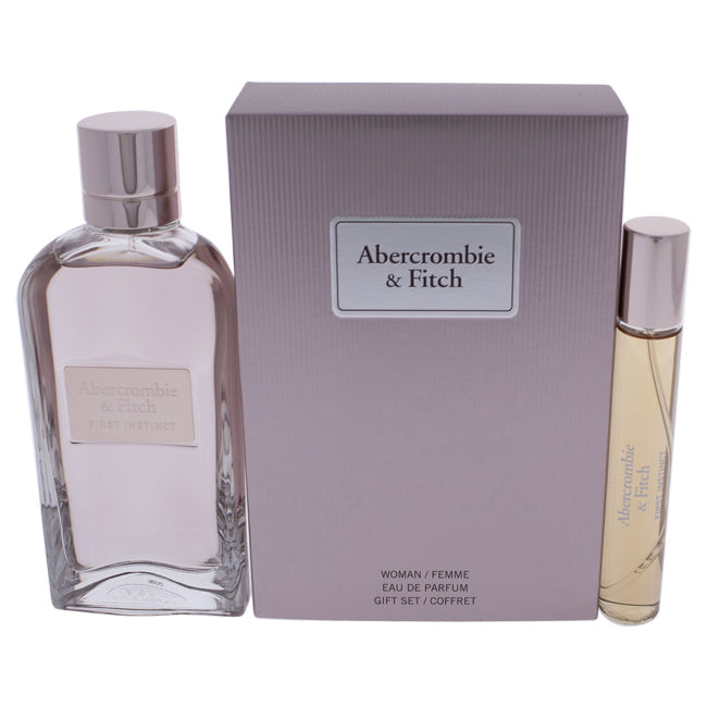 Abercrombie and Fitch First Instinct by Abercrombie and Fitch for Women - 2 Pc Gift Set 3.4oz EDP Spray, 0.5oz EDP Spray