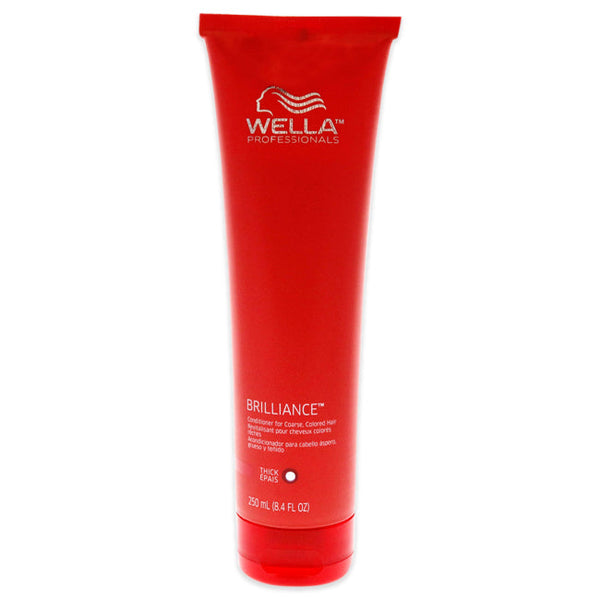 Wella Brilliance Conditioner For Coarse Colored Hair by Wella for Unisex - 8.4 oz Conditioner